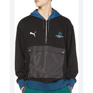 Puma x Porsche Legacy Targa Statement Men's Medium Hoodie 1/2 Zip Sweatshirt